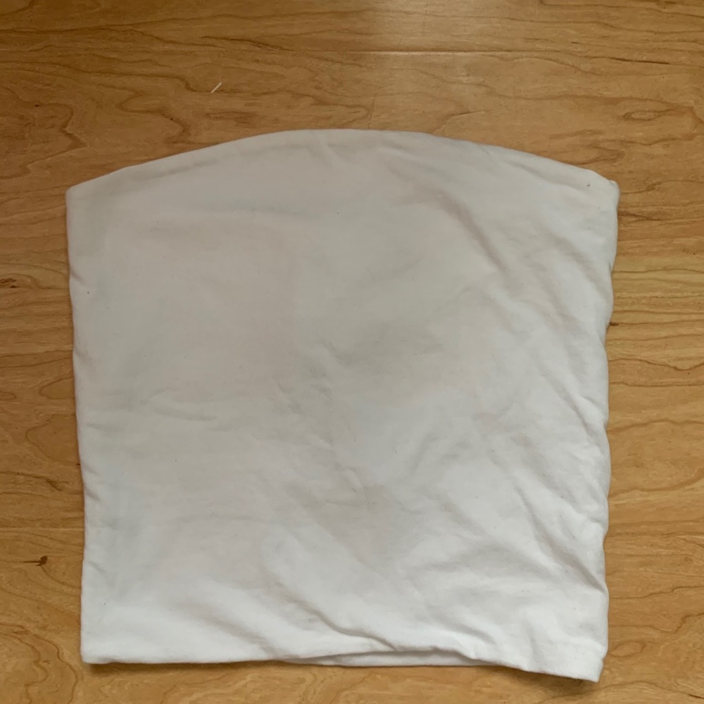 White brandy Melville tube top